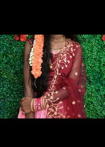 Brown Lehenga Set
