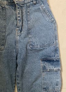 Denim Cargo Jeans