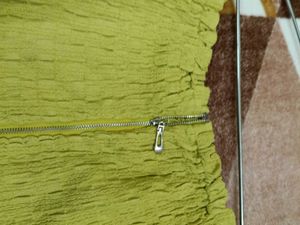 Olive Green Bell Sleeve Top