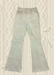 Flared Beige Pants
