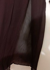 Brown Full Dress - perfect for shadi season