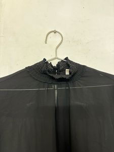 Sheer High Neck Top