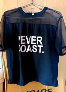 Black Graphic t-shirt /top