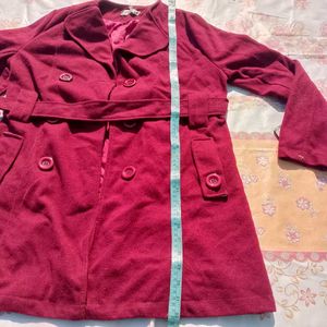 Women’s Maroon Winter Coat |