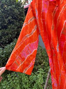 beautiful orange kurti