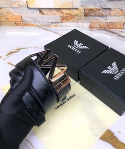 LV &amp; ARMANI PREMIUM QUALITY MENS BELT WD BOX