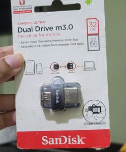 Sandisk Ultra Dual Pendrive 32gb New