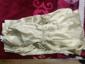 Golden Patiyala Suit without Dupatta