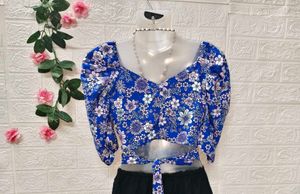 Size ES/S 🎁Buy 2 Get 1 Free 🎁 Floral Puff Sleeve