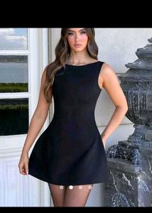 Savana Chic Black Mini Dress