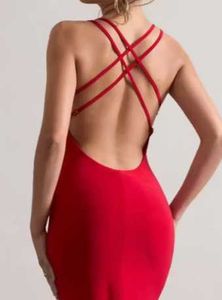 Elegant Red Gown with Slit