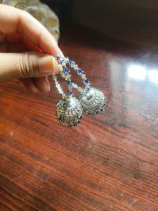 American Diamond Necklace &amp; Earrings With Mangtika