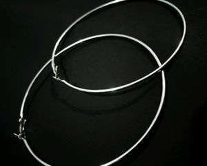 Latest Trendy Silver Plated Circular Alloy Metal E
