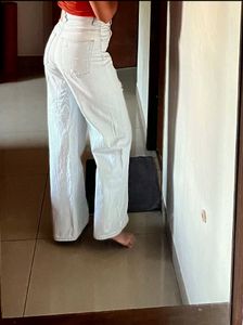H&amp;M Wide Leg Light Blue Jeans