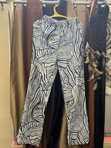 Patterned Casual Pants