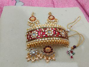 L Jewellery Alloy Gold Plated Multi Colour