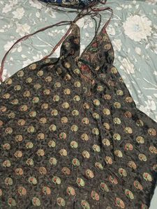 Vintage Onepiece Dress ( Freesize Above M )