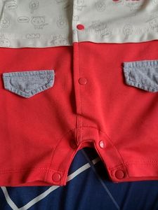 Beige Pink Boy&#39;s Casual Romper