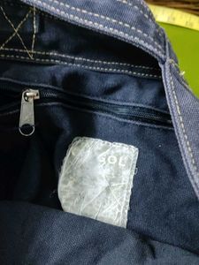 Kangol Blue Denim Tote Bag