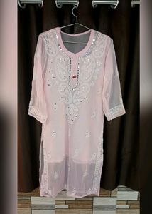Lucknowi Handwork Chikankari Kurti