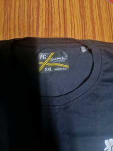 Black oversized Crop T-Shirt