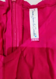 Sleeveless Jumpsuit Rani pink colour