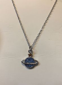 Saturn Pendant Necklace