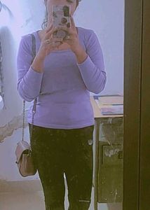 Lavender Full Sleeve Top