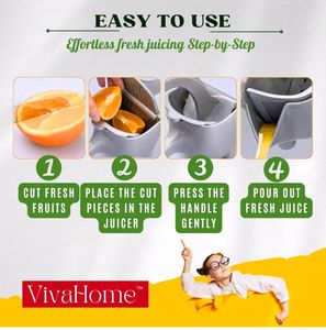 VivaHome Aluminum Hand Juicer 3 Piece Available