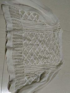 White Knit Cardigan