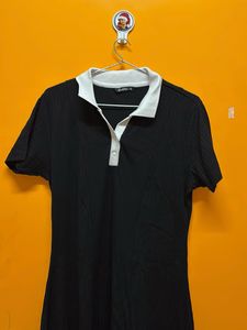 Black & White Polo Dress