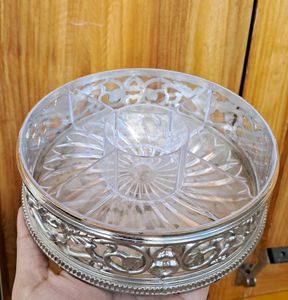 Silver Dry Fruit Box