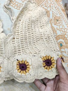 Beige Knit Top