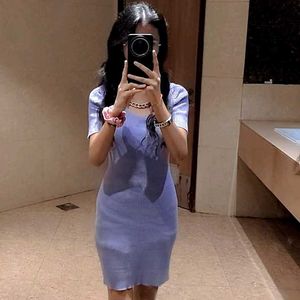Purple Bodycon Dress