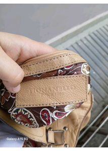 Tan Leather Hobo Bag