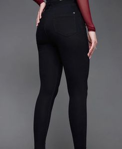 Black Skinny High-Rise Jeans | Size 30 |