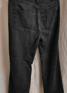 Black Straight Leg Jeans