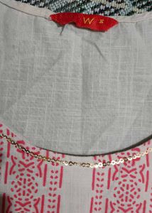 W Brand Kurti One Time Used