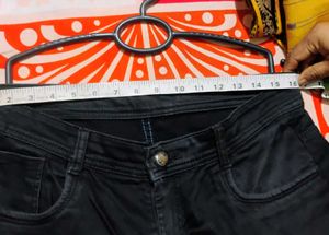 Men Casual Black Straight Fit Jeans