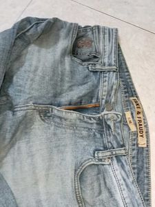 Men's Gray Denim Jeans