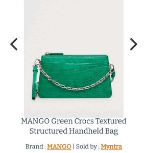 Green Croc Handbag