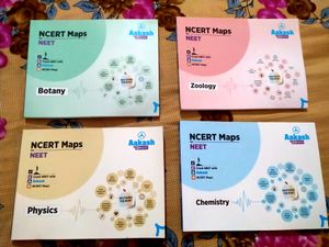 Aakash NCERT Maps For NEET ( Botany , Zoology, Physics And Chemistry) It Includes Mcqs For More Practice And The Important Lines Extracted From NCERTs