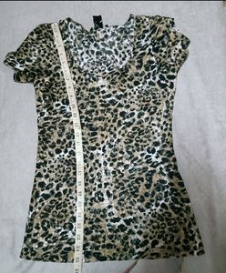 Leapord Print/Net Tshirt For Girls/Women