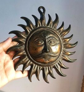Vintage Sun Face Wall Decor