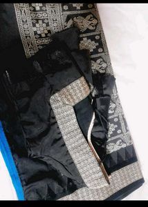 Banarasi Patta Blue Saree