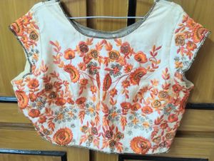 Coral Lehanga Choli Dupatta