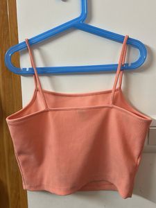 Cute peach crop top
