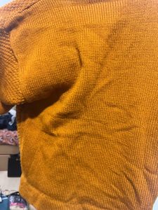 Orange Colour Crop Top