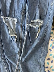Ripped Blue Jeans