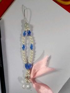 Handmade Phone Charm With Ribbon 🎀
